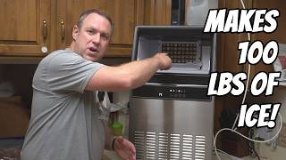 Joy Pebble Commercial Ice Maker Review - Make 100 lbs of cub