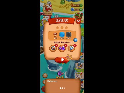 Angry Birds Blast Level 80
