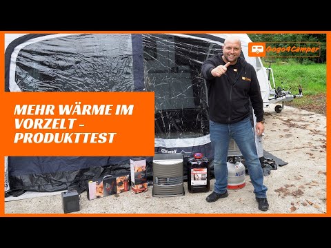 Vorzelt heizen beim Wintercamping - Zibro Petroleumofen LC 130, Ecomat 2000 & Outchair | Test