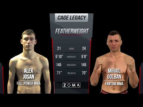 Mihail Golban vs Alex Josan - Cage Legacy 13