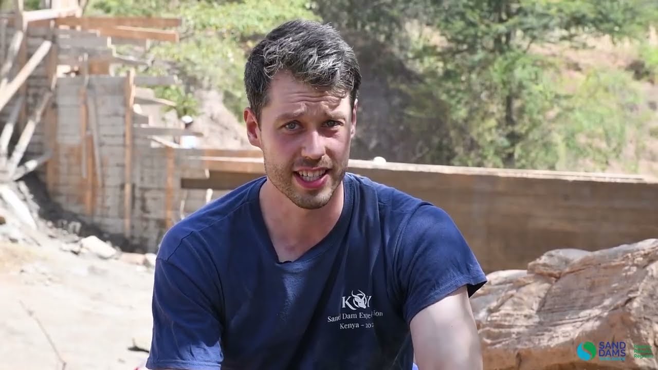 Sand dam expedition volunteer - Joram