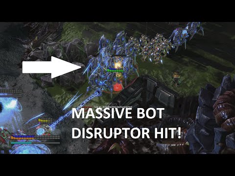 BIGGEST HIT EVER! - Starcraft 2 AI - SharkBot vs SharpenedEdge