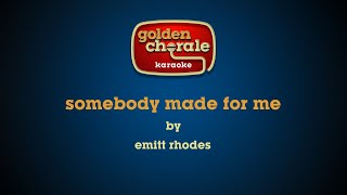 emitt rhodes - somebody made for me (karaoke)