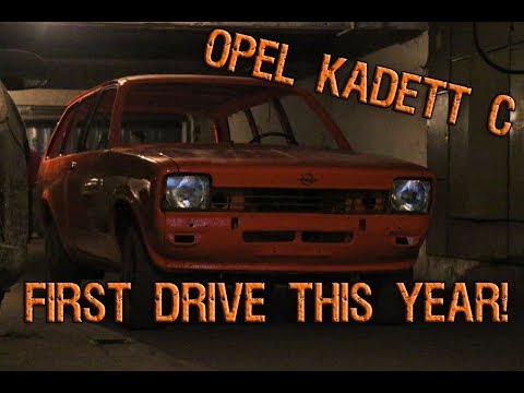 First drive Opel Kadett C Caravan, January 2018