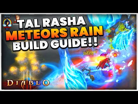 Diablo 3 Wizard TAL RASHA METEOR Pushing Build Guide Season 27! (So Strong!)