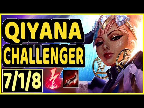 KNIGHT9 (QIYANA) - 7/1/8 KDA CHALLENGER GAMEPLAY - KR