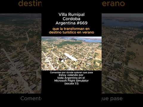 Villa Rumipal, Cordoba desde el Microsoft Flight Simulator #villarumipal #cordoba #msfs #joaha45