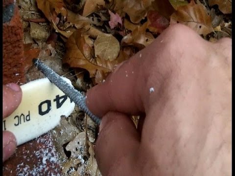 Kids PVC Longbow: Part 3 (Filing the tips and notches, bow string, tillering)