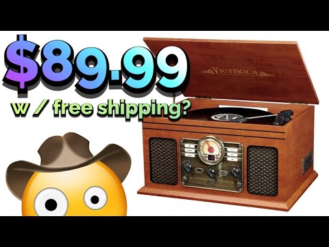 Victrola 6 in 1 Entertainment Center - Unboxing & Review!