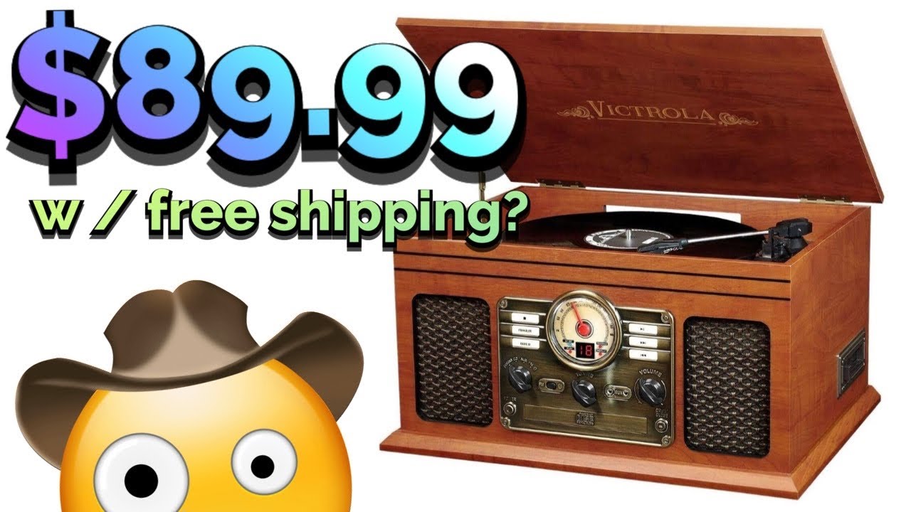 video Đầu đĩa than Victrola The Quincy chính hãng 0