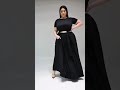 Plus Size Black Colour Dress Hot Models Plus Size Models Shorts YouTubeShorts Status