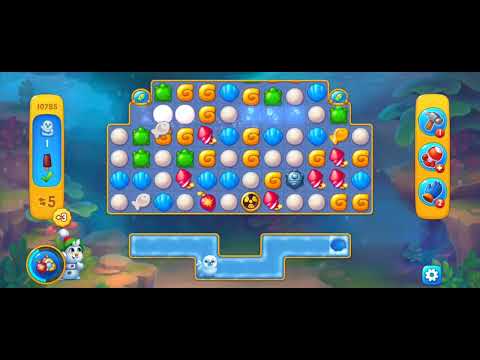 Fishdom Easy Level 10785 (with ingame lightning boosters) @choraelmin