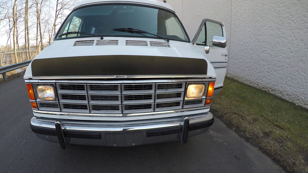 4K Review 1992 Dodge B350 Roadtrek 190 Versatile RV ...