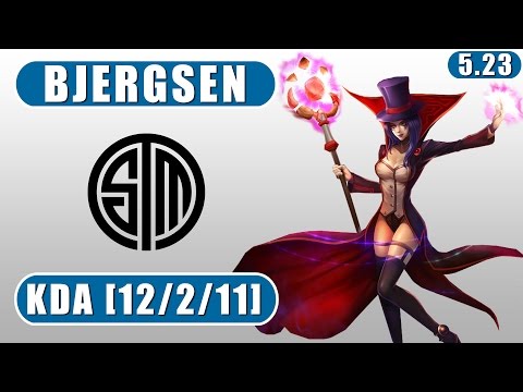 TSM Bjergsen | Leblanc vs Galio | Mid | December 6th, 2015 | Preseason 6 | Patch 5.23