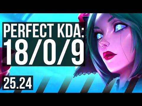 ORIANNA vs SYNDRA (MID) | Perfect KDA: 18/0/9, 39K damage | EUW Master | 25.24