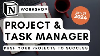 How to BUILD a Project & Task Manager with Notion! | Track your projects & tasks easily! ✨