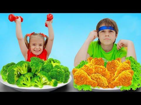 Anabella and Bogdan Get Information  About Healthy Foods, Fruits and Vegetables