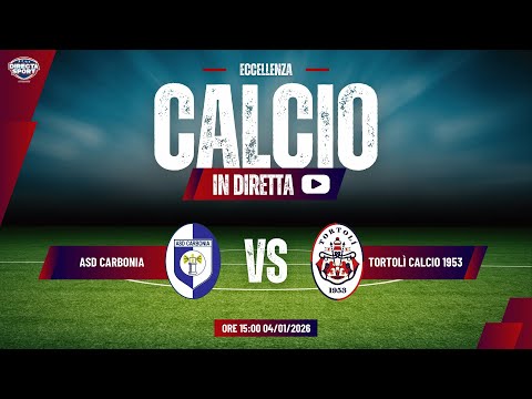Calcio Eccellenza - Carbonia Calcio 1939-Tortolì Calcio 1953 (1-1)