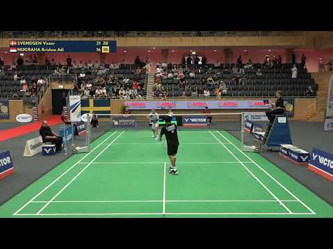 Match Point - Victor Svendsen vs Krishna Adi Nugraha - MS, SF - Swedish Open 2023