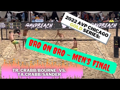 Bourne/Tr. Crabb vs. Ta. Crabb/Sander - Men’s Championship Final - 2022 AVP Chicago Gold Series