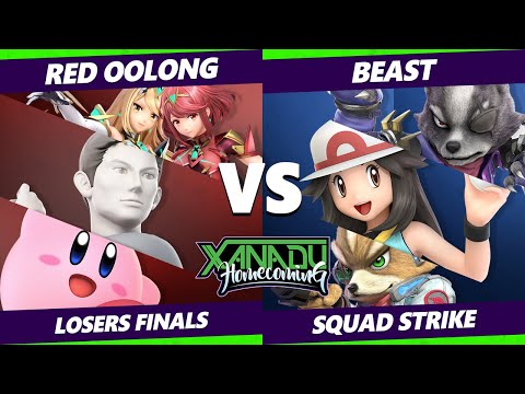 Xanadu Homecoming Squad Strike Losers Finals - Red Oolong Vs. Beast - Smash Ultimate - SSBU