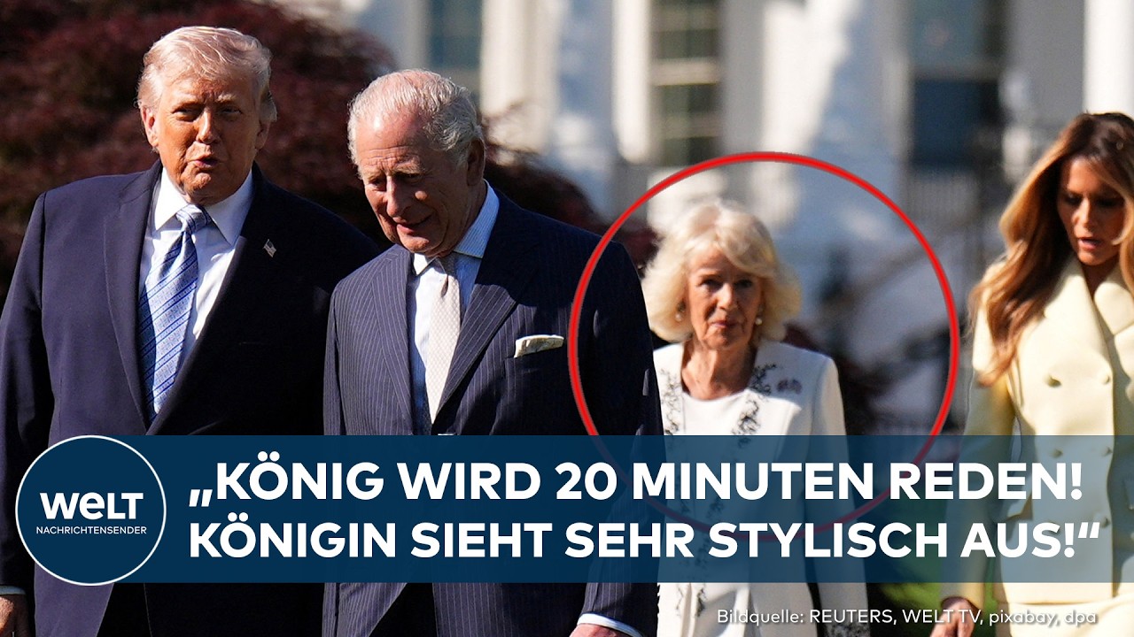 USA: "Dieser Staatsbesuch ist etwas schwierig!" Körpersprache von König und Königin analysiert