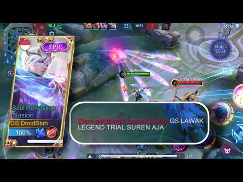 Gusion Montage Fast Hand Soul Revelation Skin | Best Build Gusion 2022 | Best Emblem Gusion 2022