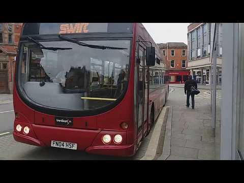 Trent Barton - Scania Wright Solar 656 (FN04 HSF) at Derby