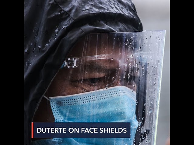 Confusion reigns even after Duterte nixes face shield use outside hospitals