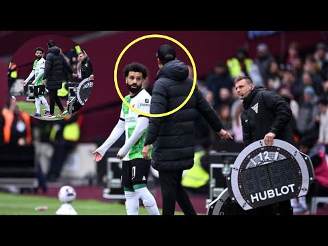 Why Mohamed Salah Had a Touchline Argument With Manager Jurgen Klopp