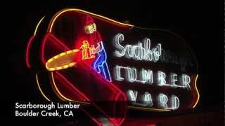 preview picture of video 'Animated Neon: Boulder Creek CA'