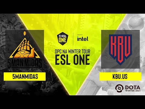 Dota2 - KBU.US vs. 5ManMidas - Game 2 - DPC NA Winter Tour - ESL One