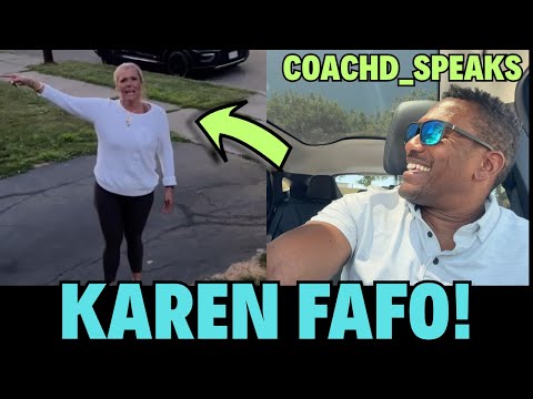 I BET THIS KAREN WILL START MINDING HER OWN BUSINESS NOW!