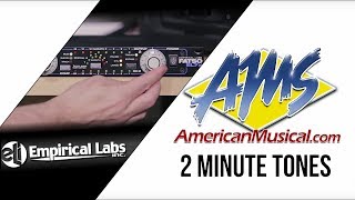 Video thumbnail for Empirical Labs EL7X Fatso 2 Minute Tones - Empirical Labs EL7x Fatso Stereo Audio Processor by American Musical Supply