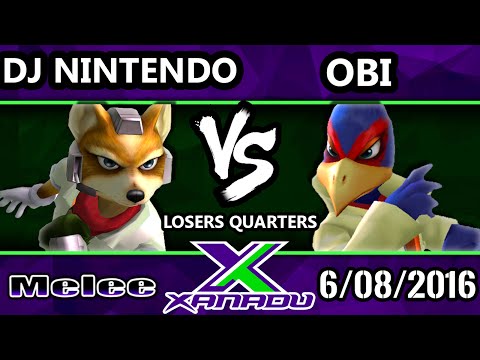 S@X 153 SSBM Losers Quarters - Obi (Falco) Vs. DJ Nintendo (Fox)