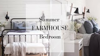 SUMMER FARMHOUSE BEDROOM | DIY Summer Room Decor
