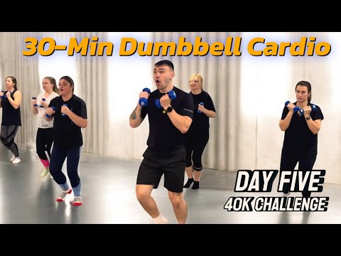 30-Min Dumbbell Cardio • The Knockout Pulse | Season Finale + Netflix HUD