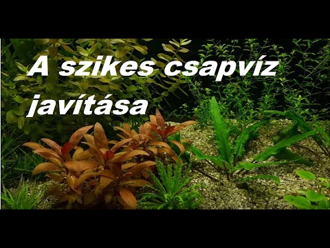 A vízkeménység beállítása: 2.a szikes csapvíz javítása (kezdőknek)