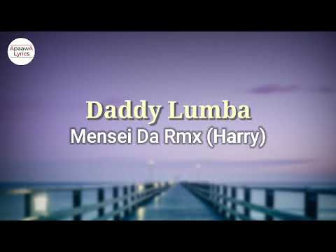 Daddy Lumba - Mensei Da Remix (Harry) Lyrics Video