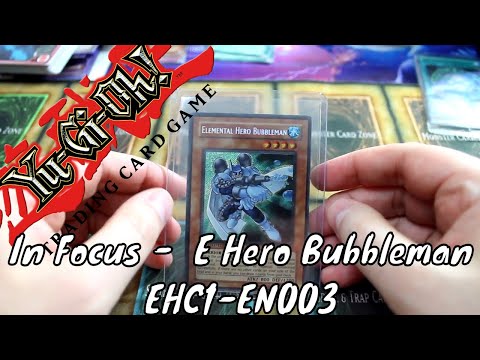 In Focus - Yugioh - Elemental Hero Bubbleman EHC1-EN003