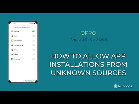 How to Allow App installations from Unknown sources - Oppo [Android 11 - ColorOS 11]