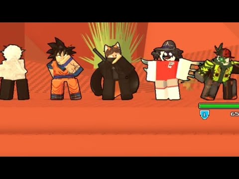 4 players + Griefer beat's up Finn McCool in BlockTales