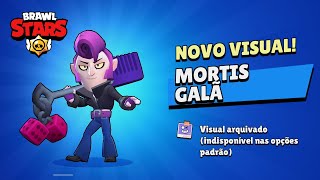 COMPREI A SKIN DO MORTIS GAL NO BRAWL STARS POR 39 GEMAS!!!
