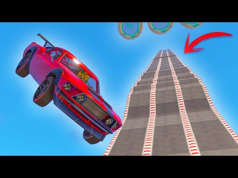 MEGA RAMPA 594.000% IMPOSIBLE! LA MAS LARGA DEL MUNDO! - GTA V ONLINE