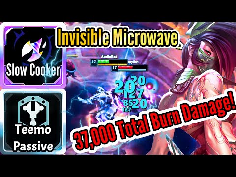 Stealth Bomber Akali – Teemo Passive + Slow Cooker + Sunfire