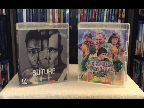 Suture / The Swinging Cheerleaders Blu Ray Arrow Video Unboxing and Review