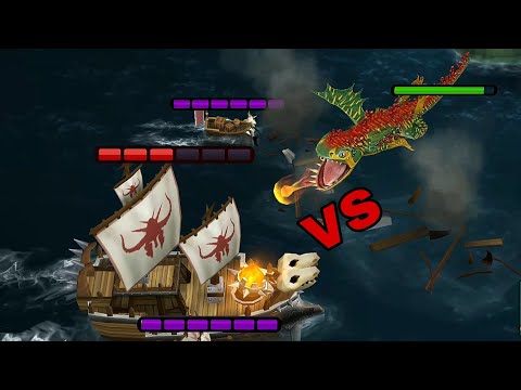 Defending Berk with Submaripper | VS Fleet 33 | Dragons:Rise of Berk