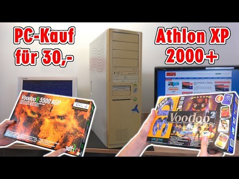 AMD Athlon XP 2000+ BigTower Selbstumbau aus 2004 - Basis für Voodoo Grafikbeschleuniger Video