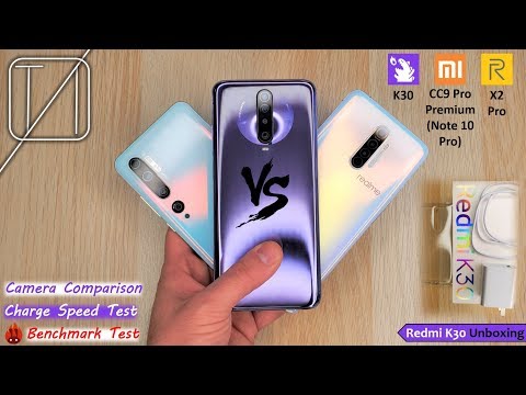 Redmi K30 vs Realme X2 Pro vs Xiaomi Mi Note 10 Pro
