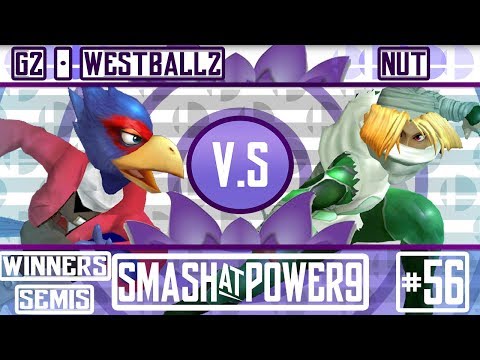 S@P9 #56 - G2 | Westballz VS NUT (Sheik) - SSBM Winners Semis